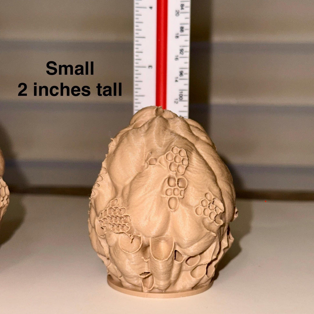 Realistic 3D Printed Wasp Nest Decoy for Outdoor Wasp Control, Weather‑Resistant PLA Nest with 3M Mounting Tape included
