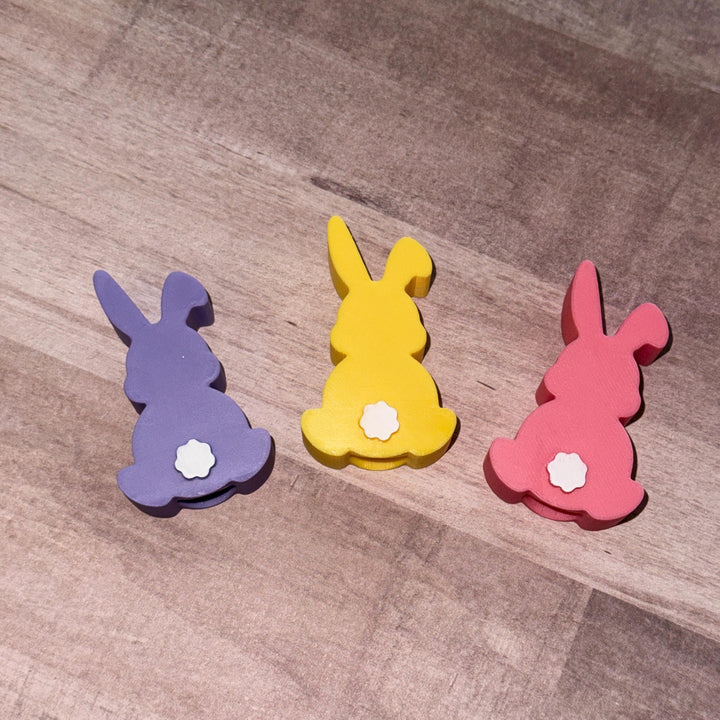 Easter Bunny staw topper, Easter SpringGift, Tumbler Accessories, Fits your 8 or 10 mm straws, pink, yellow, lavender