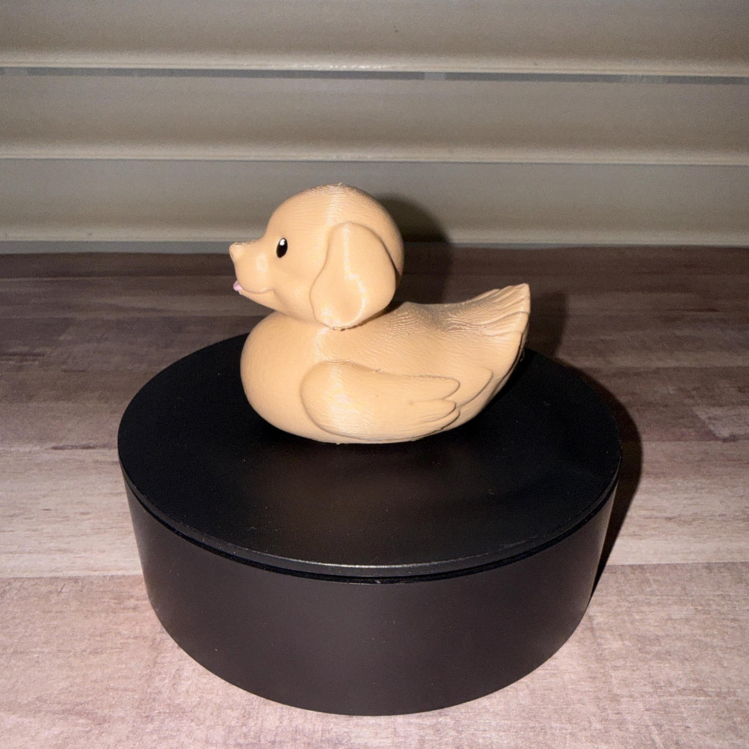 Golden Retriever Puppy Duck, 3D Printed Ducking Gift, Cute Dog Dashboard Buddy, Puppy Lover Gift, Car Decor, Dog Lover Collectible