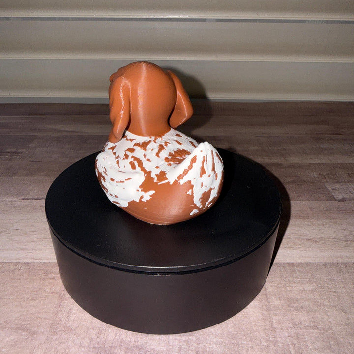German Shorthaired Pointer Duck, 3D Printed Ducking Gift, Cute Dog Dashboard Buddy, Puppy Lover Gift, Car Decor, Dog Lover Collectible