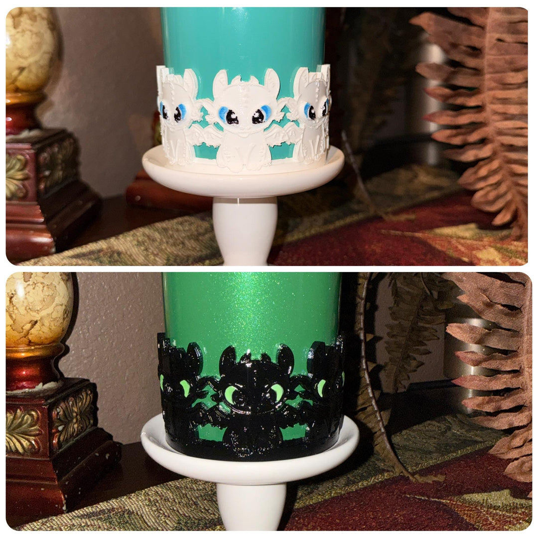 Dragon Tumbler Boot, white or black, fits your Stanley Coldest Hydrojug Tumblers, Unique Gift