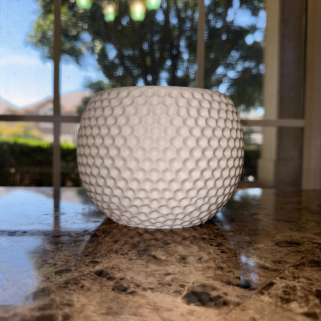 Golf Ball Vase Planter, Gift for Office, Golf Lovers