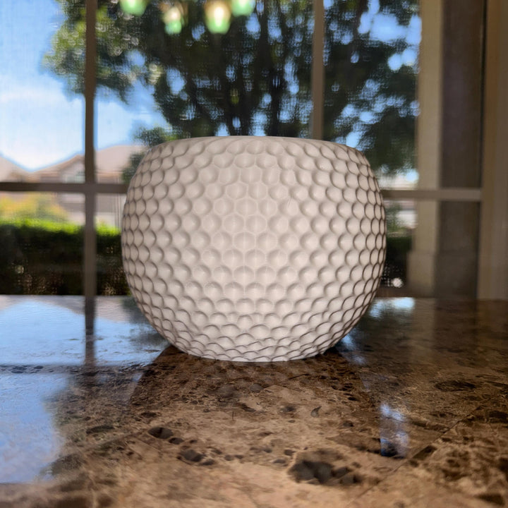 Golf Ball Vase Planter, Gift for Office, Golf Lovers