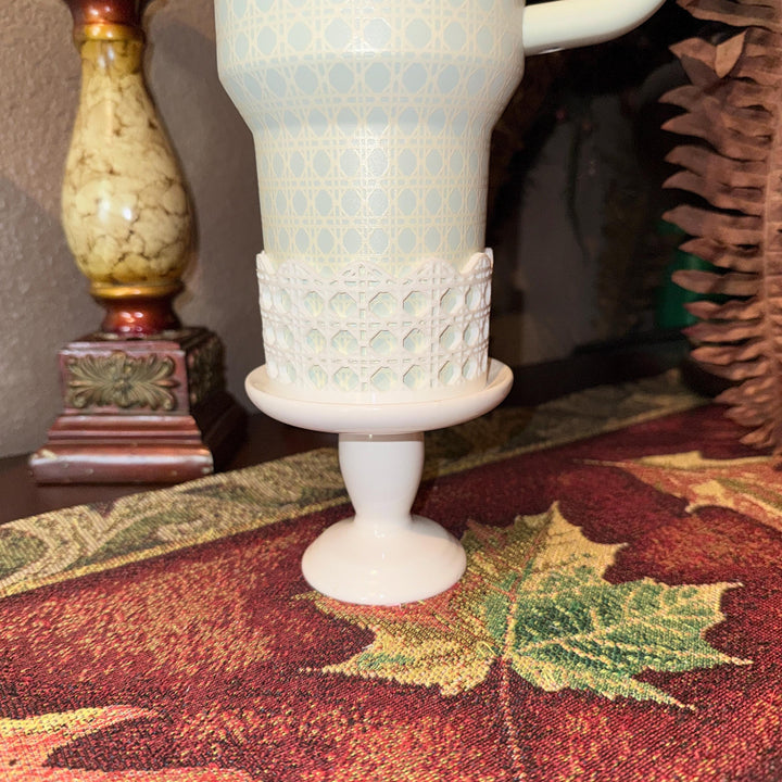 Mist Mint Rattan Tumbler Accessories, Lid Topper, Boot, halo, For 20 30 or 40 oz Stanley Tumblers, Mothers Day Gift