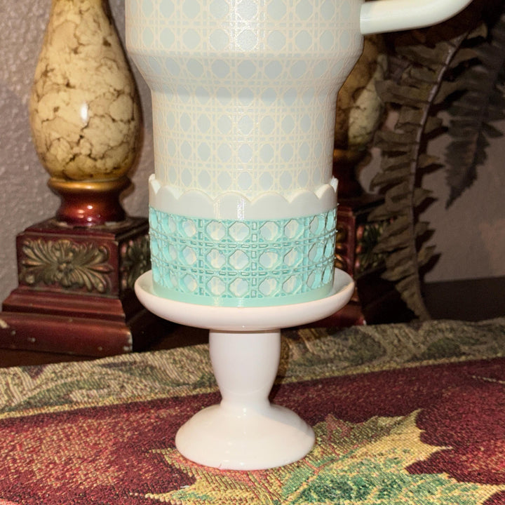 Mist Mint Rattan Tumbler Accessories, Lid Topper, Boot, halo, For 20 30 or 40 oz Stanley Tumblers, Mothers Day Gift