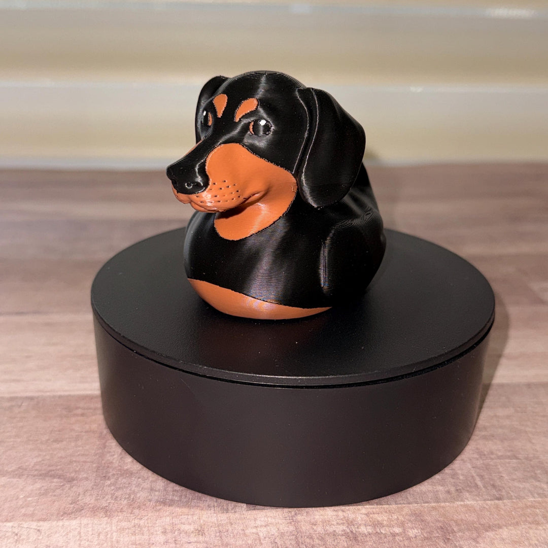 Dachshund Duck | Wiener Dog Ducking Gift | 3D Printed Doxie Duck | Cute Dog Dashboard Decor | Dachshund Lover Gift | Car Duck Accessory