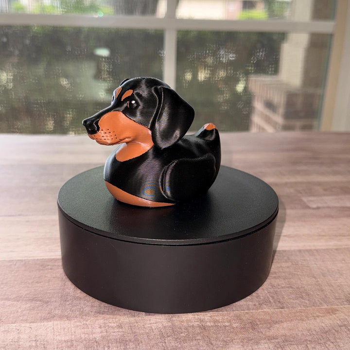 Dachshund Duck | Wiener Dog Ducking Gift | 3D Printed Doxie Duck | Cute Dog Dashboard Decor | Dachshund Lover Gift | Car Duck Accessory
