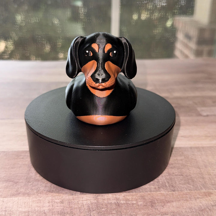 Dachshund Duck | Wiener Dog Ducking Gift | 3D Printed Doxie Duck | Cute Dog Dashboard Decor | Dachshund Lover Gift | Car Duck Accessory