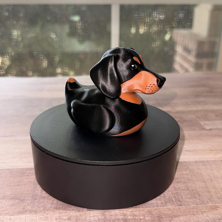 Dachshund Duck | Wiener Dog Ducking Gift | 3D Printed Doxie Duck | Cute Dog Dashboard Decor | Dachshund Lover Gift | Car Duck Accessory