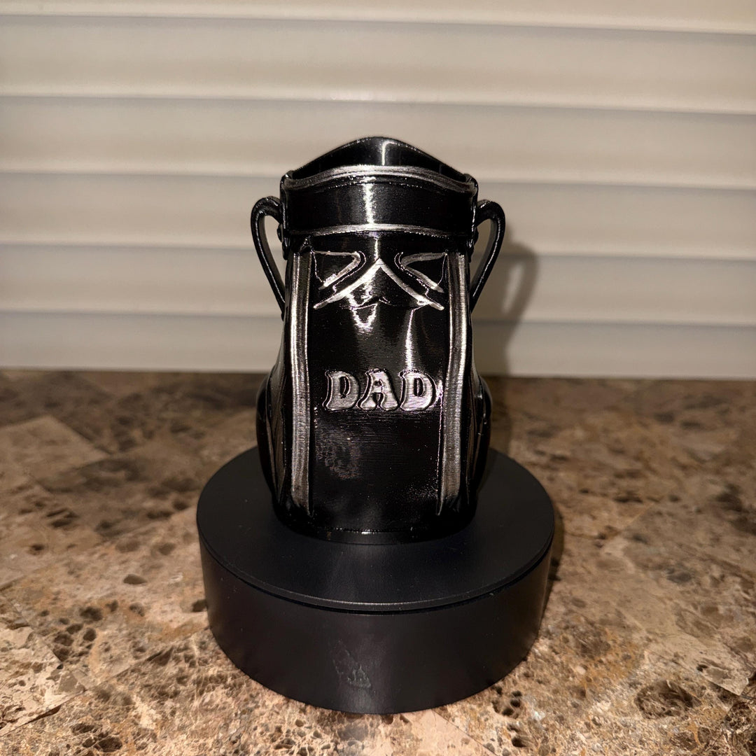 3D Printed Golf Bag Desk Organizer, Personalized Pencil Cup for Office, Dad Gifts & Golf Lovers