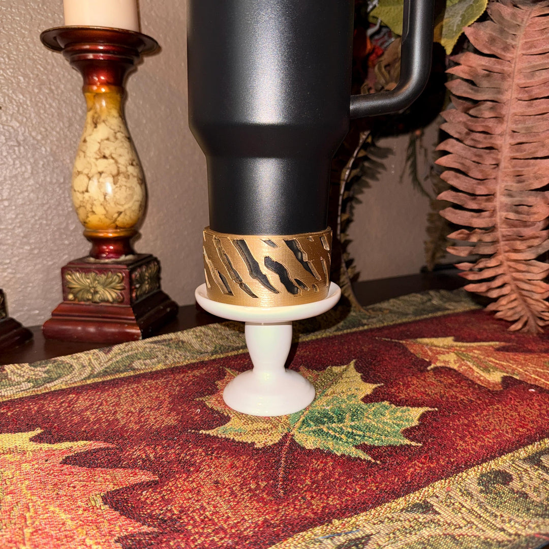 Gold Tiger stripe Tumbler Boot, fits your 30 or 40 oz Stanley, unique gift