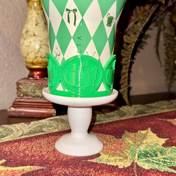 Golf Themed Tumbler Accessories Collection with a tumbler topper and boots for 30 or 40 oz HydroJug Tumblers