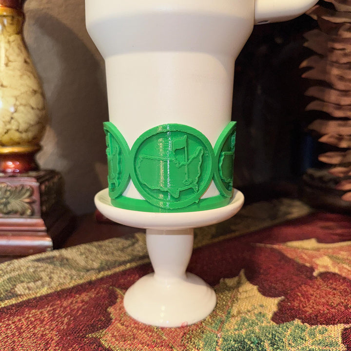 Golf Themed Tumbler Accessoties Collection with a tumbler topper, boot and Straw Topper for 20 30 or 40 oz Stanley Cups