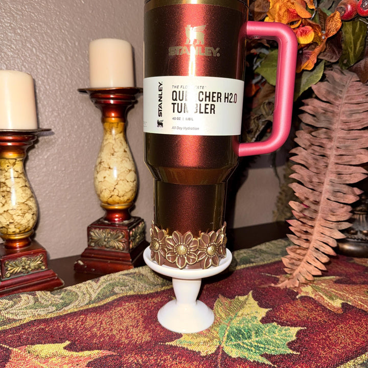 Unique Cowboy Cowgirl Hat Boots Horseshoe Tumbler Boot, Country Gold Horse Rodeo Cup Sleeve, fits your Stanley HydroJug Coldest Tumblers