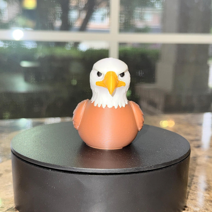 Eagle Duck Figurine – 3D Printed USA Duck – Freedom Bird 4x4 Offroad Ducking Gift – Americana Decor