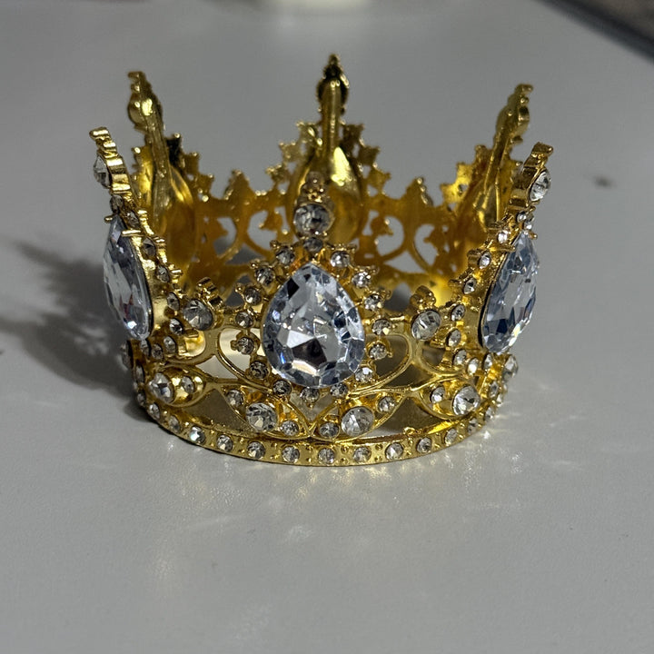Deluxe Iridrscent 30 oz Rhinestone Crown topper, fits only the 20 or 30 oz Stanley lids, unique gift BEST SELLER