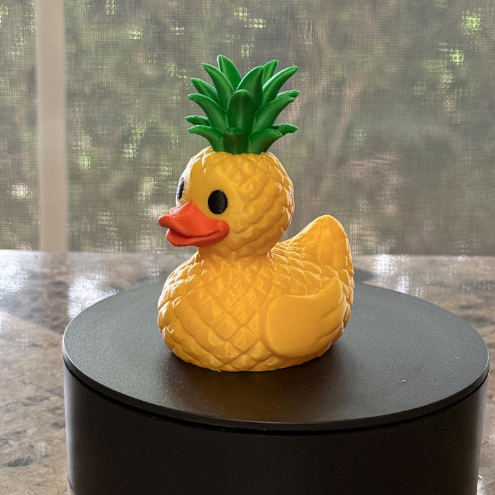 Tropical Pineapple Duck for duck enthusiasts, Dashboard Accessory, Fun Summer Road Trip Gift, Handmade Duckie Decor