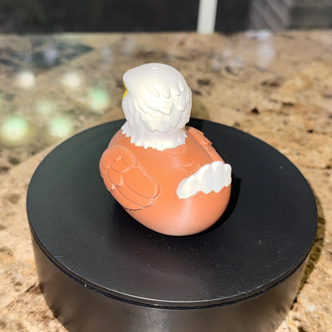 Eagle Duck Figurine – 3D Printed USA Duck – Freedom Bird 4x4 Offroad Ducking Gift – Americana Decor