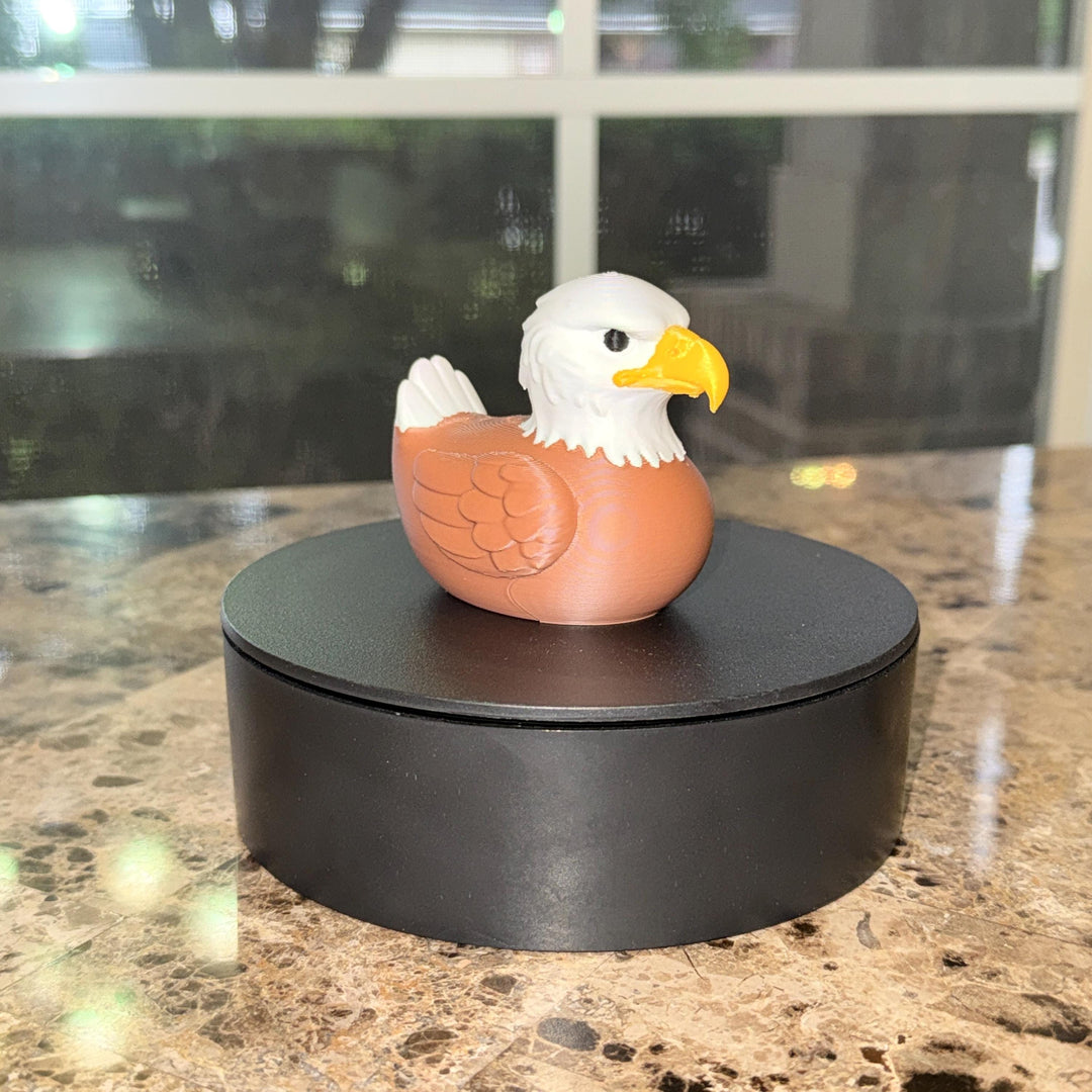 Eagle Duck Figurine – 3D Printed USA Duck – Freedom Bird 4x4 Offroad Ducking Gift – Americana Decor