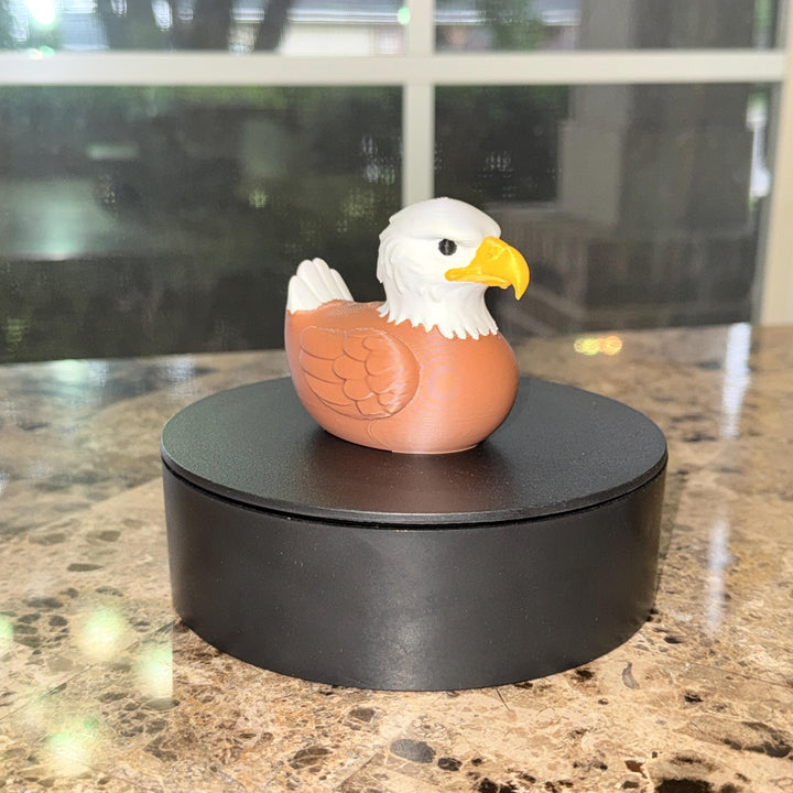 Eagle Duck Figurine – 3D Printed USA Duck – Freedom Bird 4x4 Offroad Ducking Gift – Americana Decor
