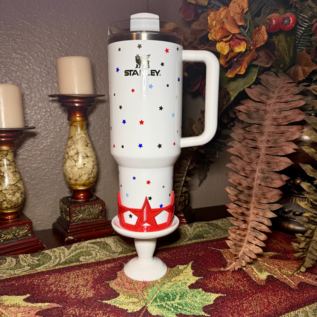 Red White Blue Tumbler Boot, fits Stanley Hydrojug Tumbler and can cooler, Cup Boot Sleeve, stars stripes Unique Gift,
