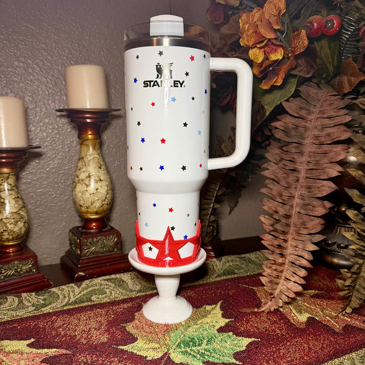 Red White Blue Tumbler Boot, fits Stanley Hydrojug Tumbler and can cooler, Cup Boot Sleeve, stars stripes Unique Gift,