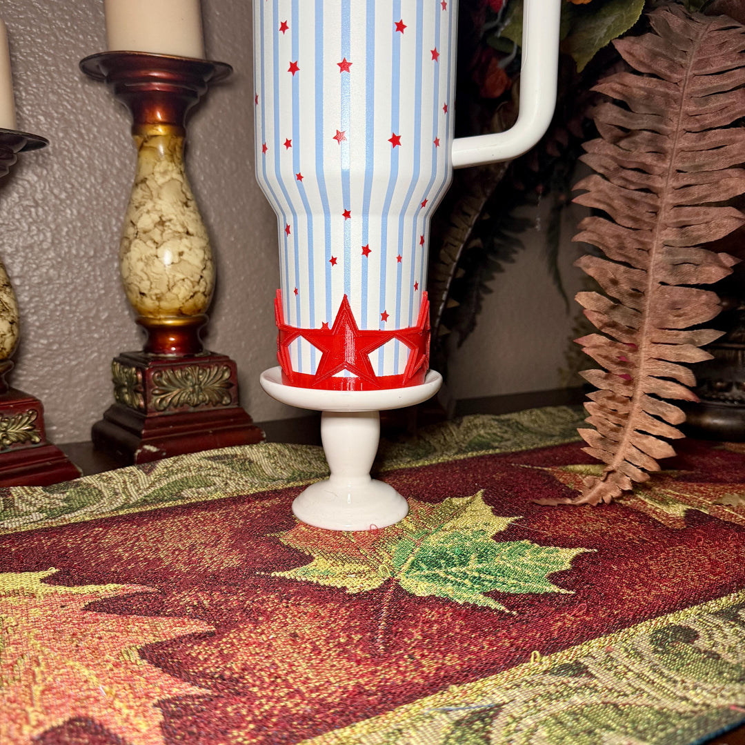 Red White Blue Tumbler Boot, fits Stanley Hydrojug Tumbler and can cooler, Cup Boot Sleeve, stars stripes Unique Gift,