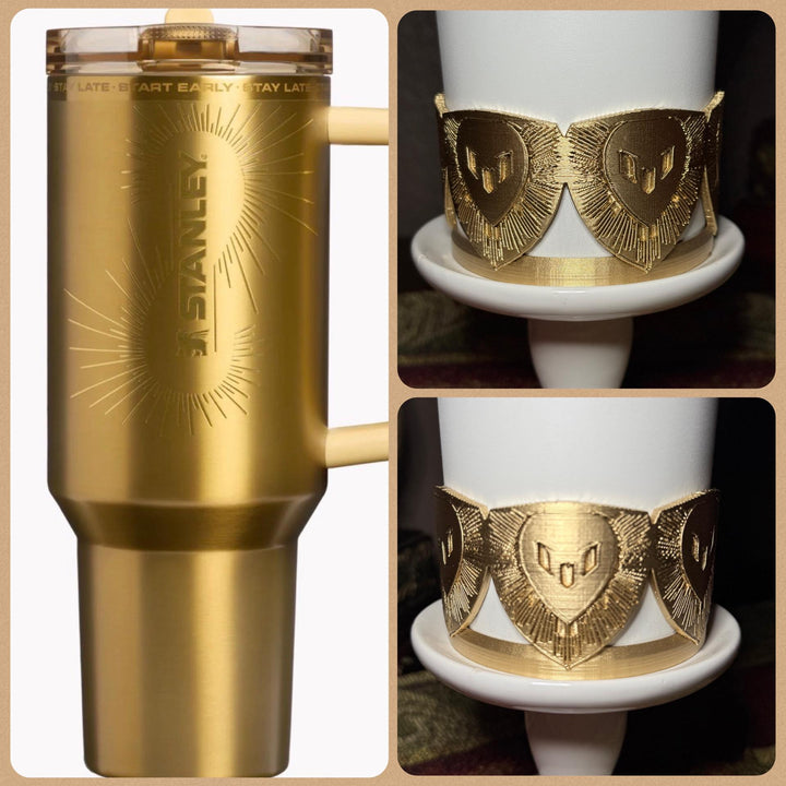 Messi Legacy Gold Emblem Tumbler Boot, Fits Stanley, Soccer Star, Jersey 10, Argentina Soccer Accessories