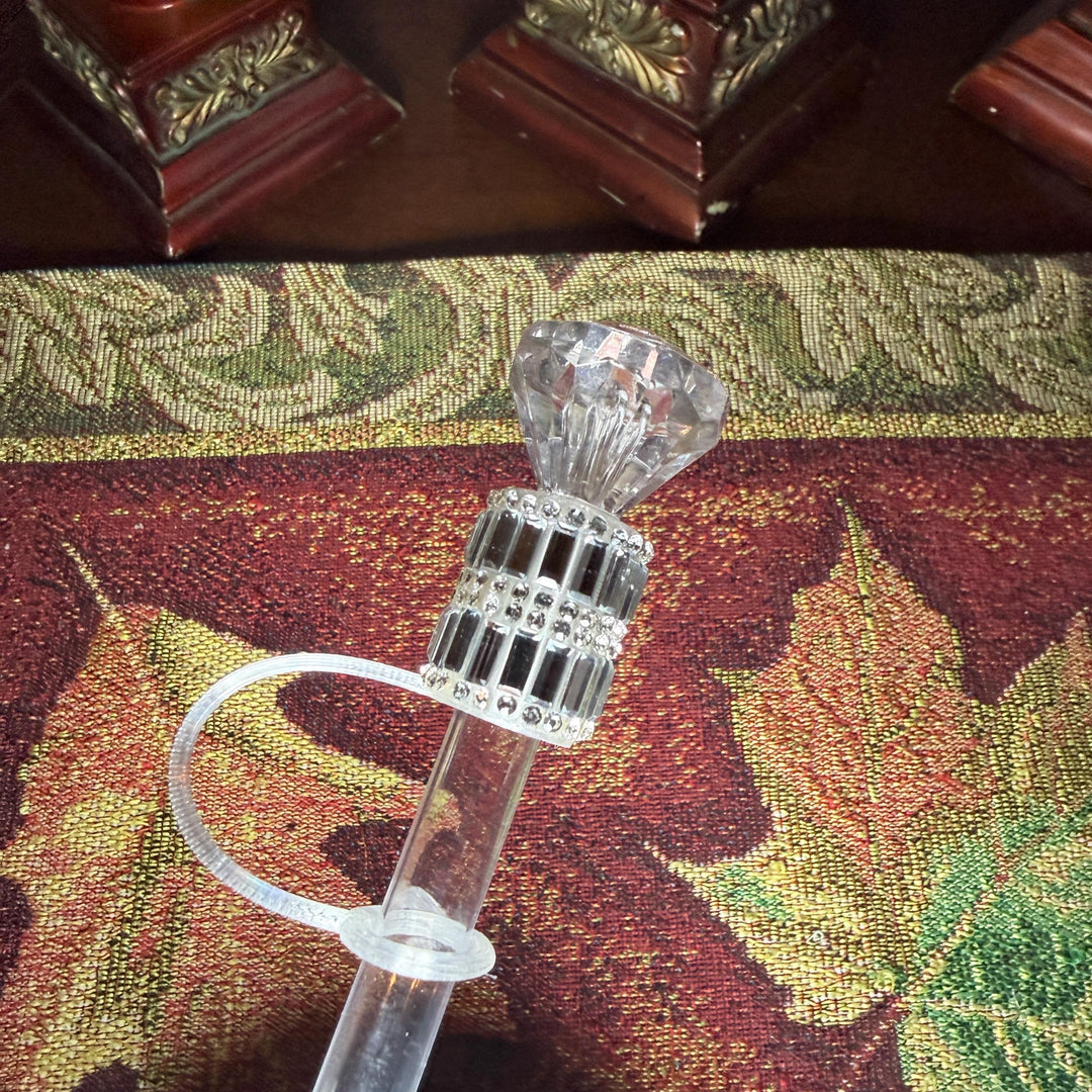 Fancy Rhinestone Diamond straw topper, straw cover emblished with rhinestones, straw cap, unique gift