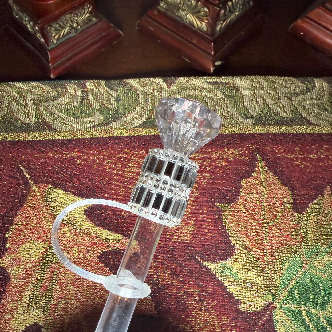 Fancy Rhinestone Diamond straw topper, straw cover emblished with rhinestones, straw cap, unique gift