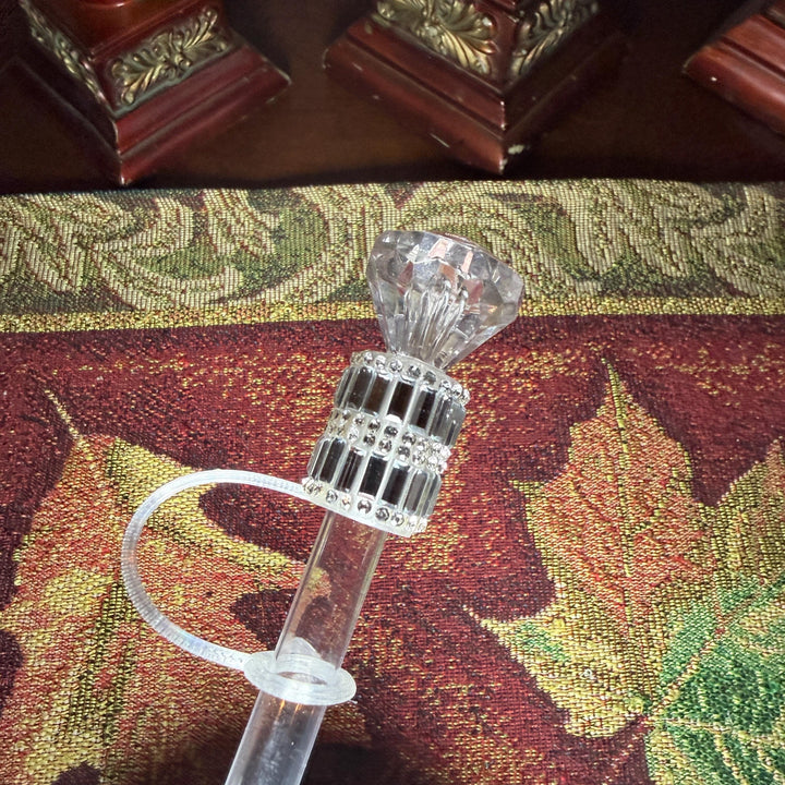 Fancy Rhinestone Diamond straw topper, straw cover emblished with rhinestones, straw cap, unique gift
