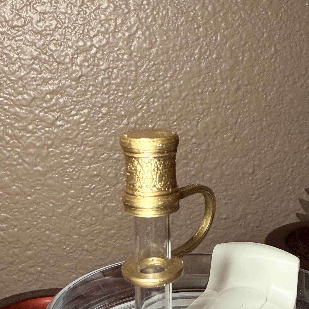 Fancy Straw Cap, gold silver rose gold straw cover, unique gift