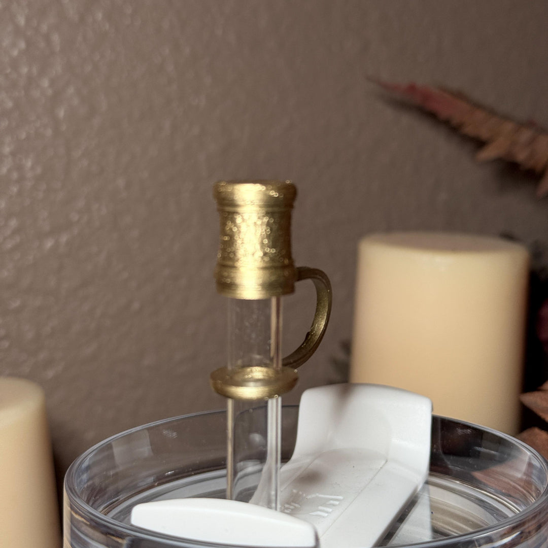 Fancy Straw Cap, gold silver rose gold straw cover, unique gift