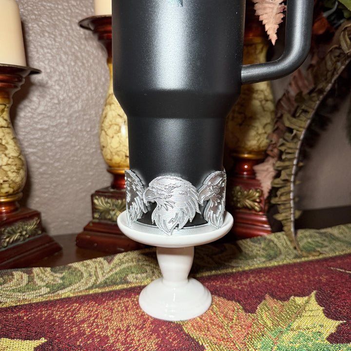 Bald Eagle Tumbler Boot, gold or silver, fits Stanley Hydrojug Coldest Tumblers, Cup Boot Sleeve, patriotic Unique Gift,