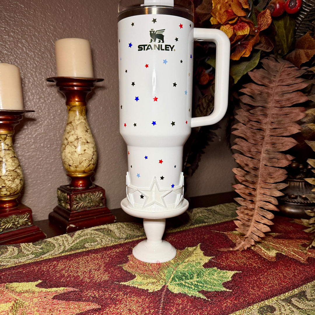 Red White Blue Tumbler Boot, fits Stanley Hydrojug Tumbler and can cooler, Cup Boot Sleeve, stars stripes red chili fireworks cream royal