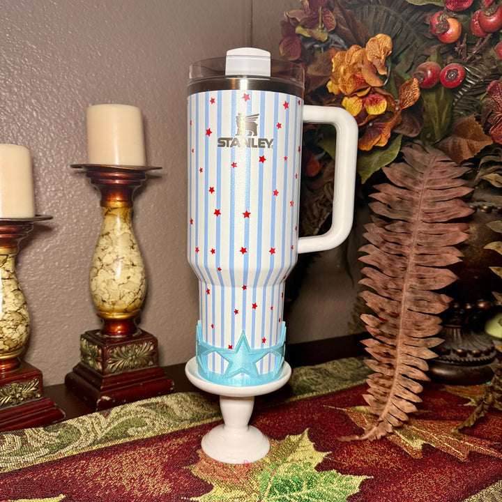 Red White Blue Tumbler Boot, fits Stanley Hydrojug Tumbler and can cooler, Cup Boot Sleeve, stars stripes Unique Gift,