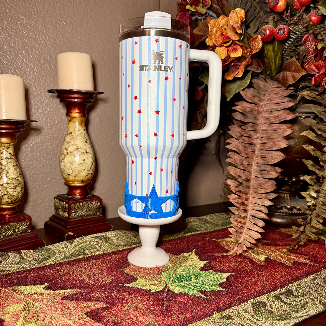 Red White Blue Tumbler Boot, fits Stanley Hydrojug Tumbler and can cooler, Cup Boot Sleeve, stars stripes Unique Gift,