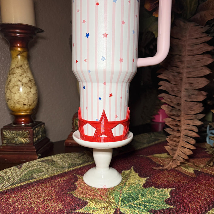 Red White Blue Tumbler Boot, fits Stanley Hydrojug Tumbler and can cooler, Cup Boot Sleeve, stars stripes Unique Gift,