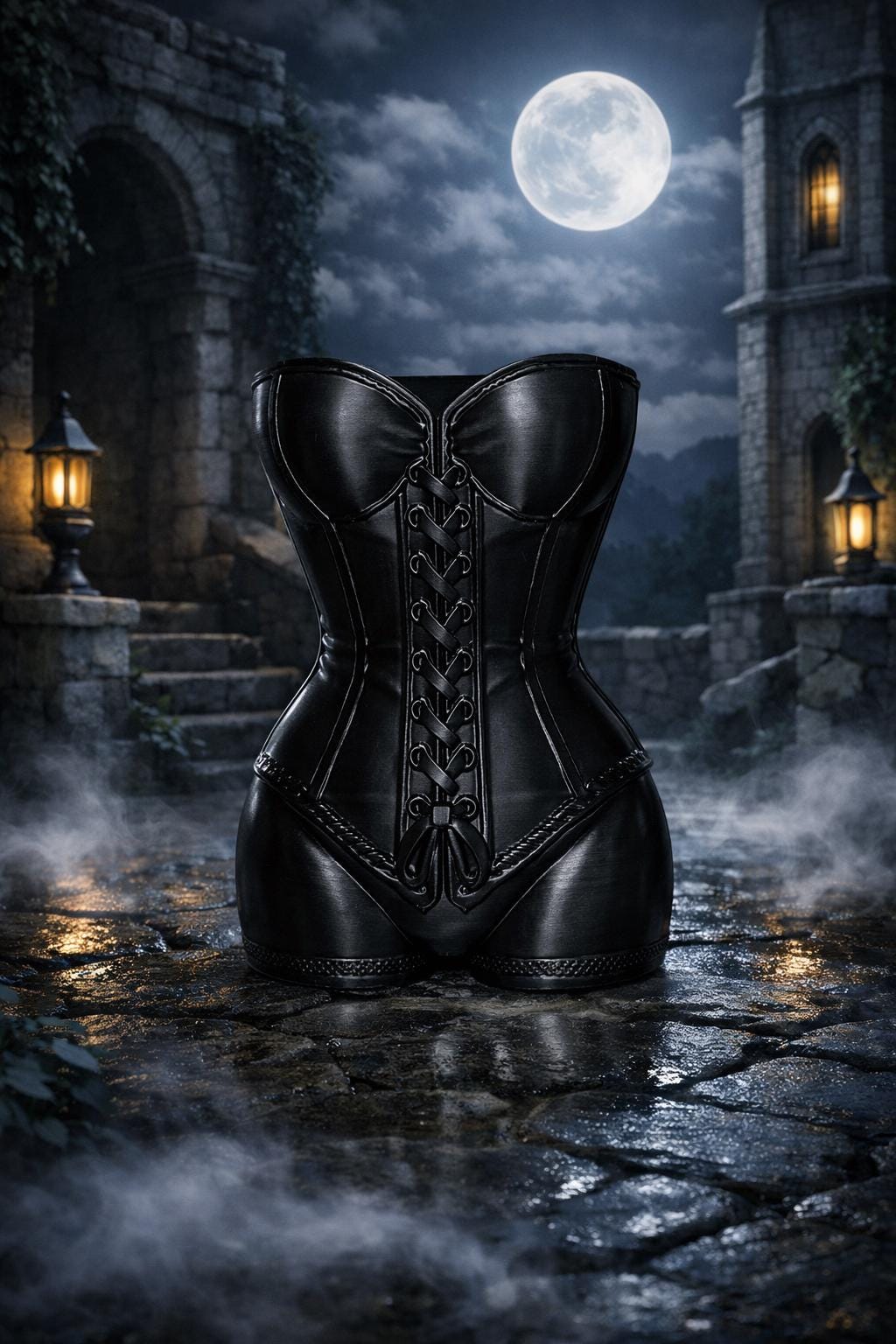 Black Corset Vase, Gothic Boudoir Decor, Dark Feminine Home Accent, Fashion Inspired Vase, 3D Printed Gothic Decor, Makeup Brush Holder
