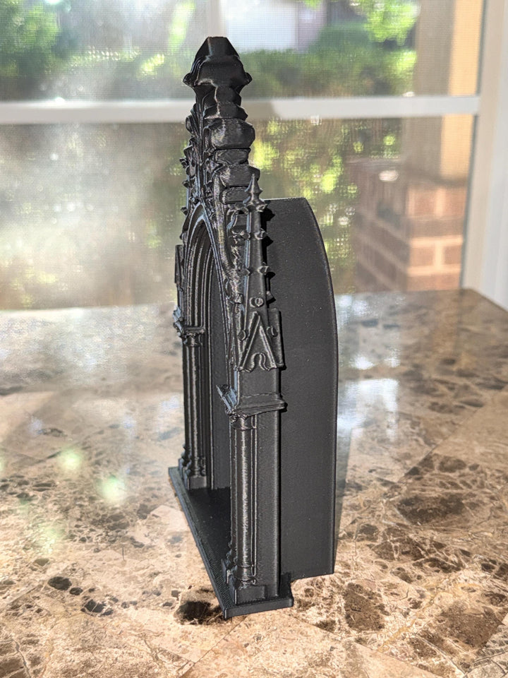 Gothic Cathedral Wall Shelf | Dark Academia Decor | Gothic Home Accent | Witchy Altar Shelf | Raven Decor | 3D Printed Shelf
