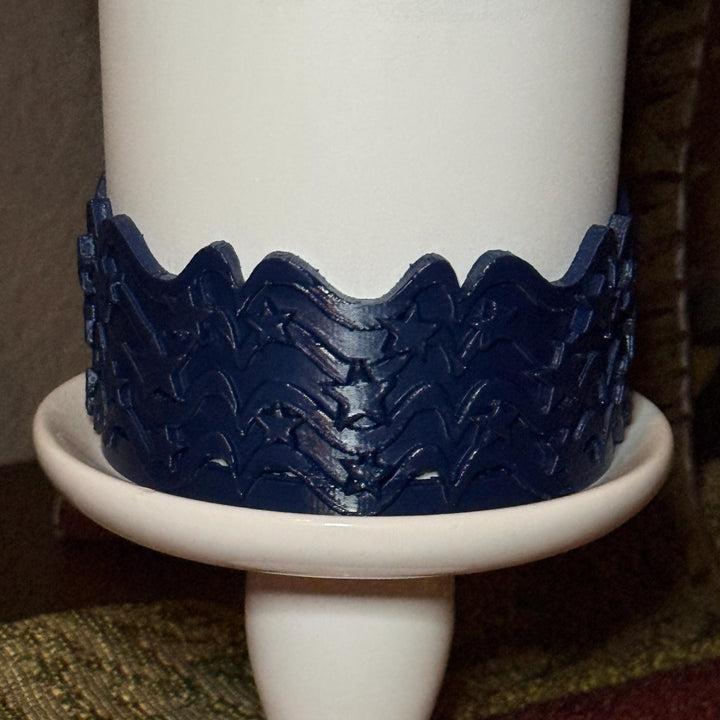 Red Silver Blue Tumbler Boot, fits Stanley Hydrojug Tumbler and can cooler, Cup Boot Sleeve, stars stripes red chili fireworks cream royal