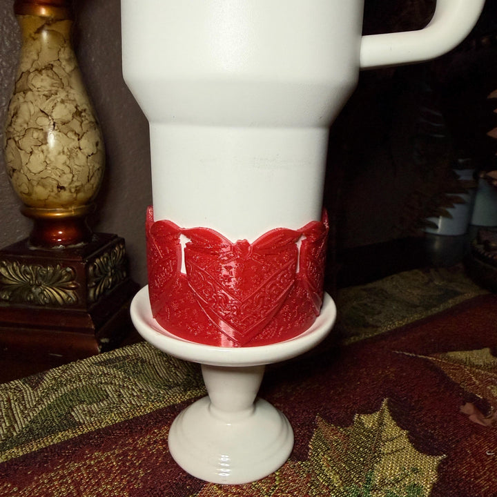 Red Silver Blue Tumbler Boot, fits Stanley Hydrojug Tumbler and can cooler, Cup Boot Sleeve, stars stripes red chili fireworks cream royal