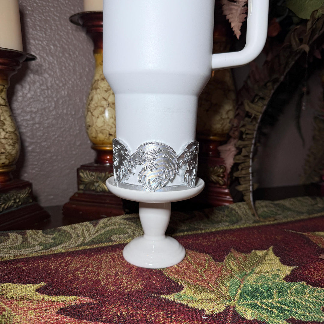 Bald Eagle Tumbler Boot, gold or silver, fits Stanley Hydrojug Coldest Tumblers, Cup Boot Sleeve, patriotic Unique Gift,