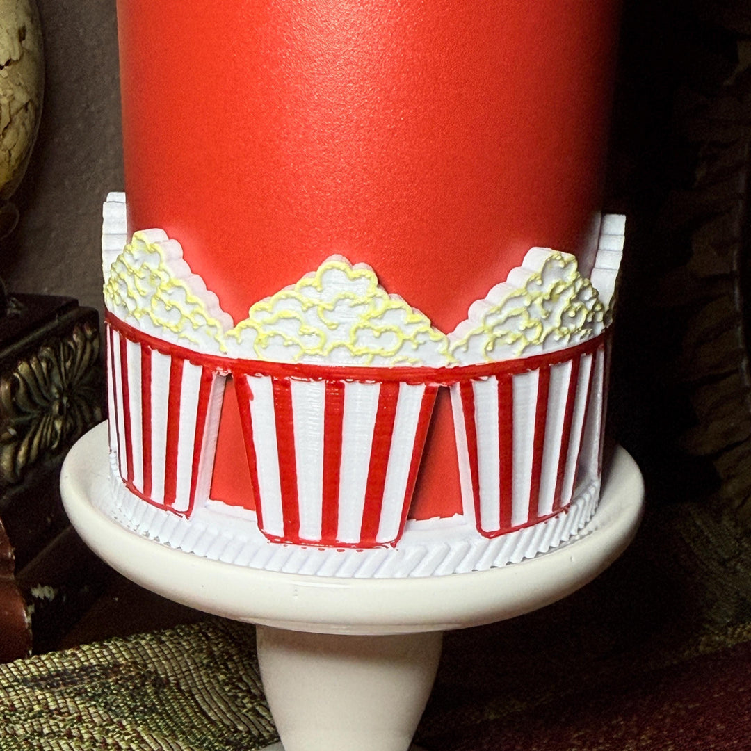 Popcorn Circus Tumbler Boot, Carnival Cup Protector, Fun Fair, Movie Night, Fit Stanley Hydrojug Coldest and others