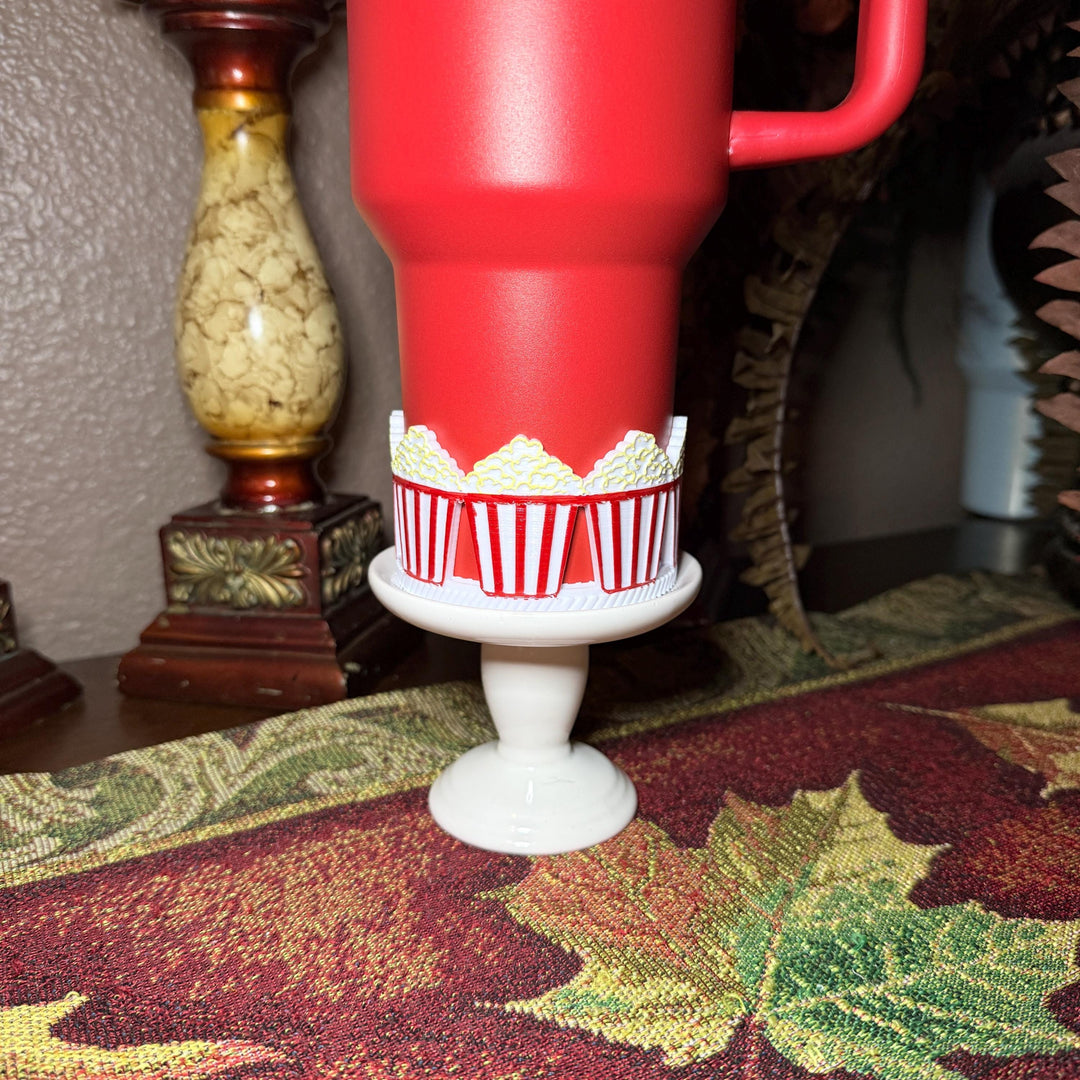 Popcorn Circus Tumbler Boot, Carnival Cup Protector, Fun Fair, Movie Night, Fit Stanley Hydrojug Coldest and others