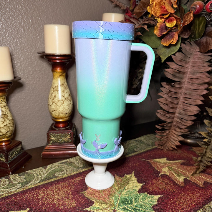 Mermaid Tail Tumbler Boot or Halo Sleeve, summer beach themed cup sleeve, Fit's Stanley HydroJug Coldest Tumblers, Protective Sleeve