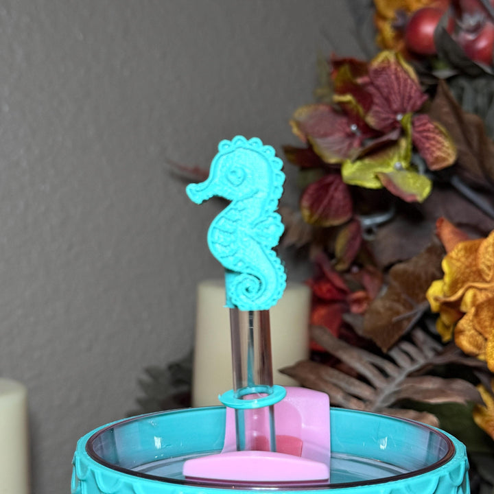 Seahorse and Coral Sea Life Tumbler Boot, Tumbler Boot Sleeve, Fit's Stanley, Coldest and Hydrojug Tumblers, Protective Sleeve