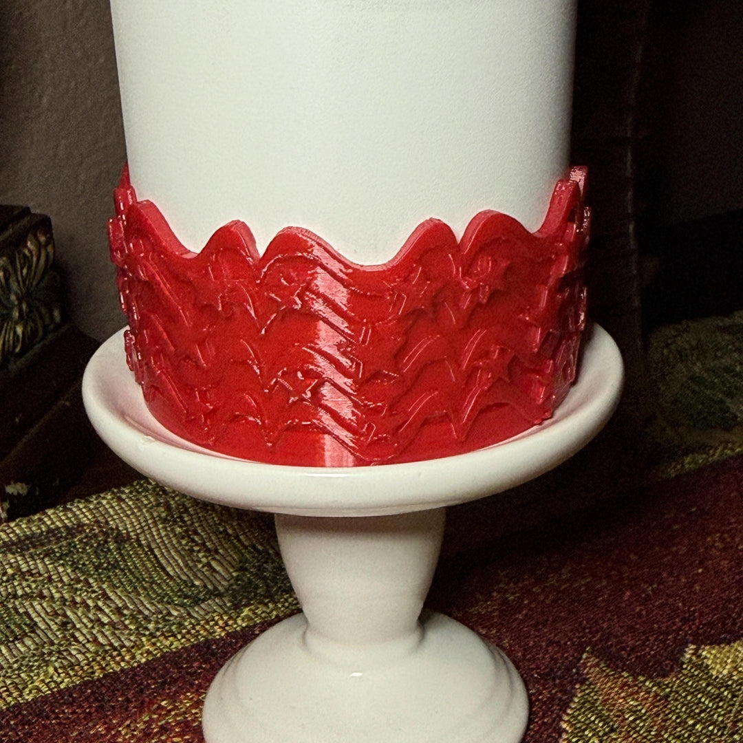 Red Silver Blue Tumbler Boot, fits Stanley Hydrojug Tumbler and can cooler, Cup Boot Sleeve, stars stripes red chili fireworks cream royal