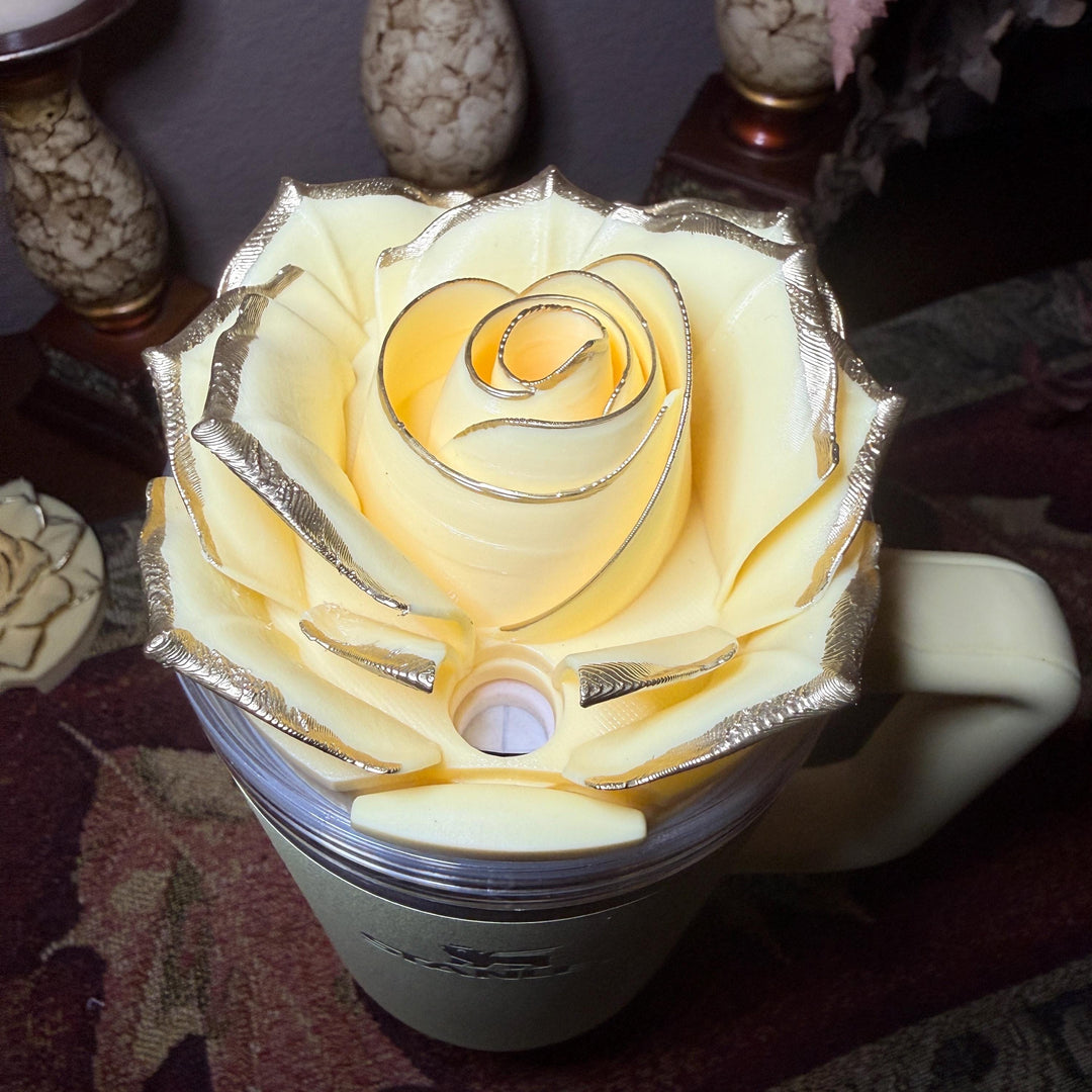 LSF Lemon Haze Floral Fancy Accessory Collection for Stanley tumblers, Unique Gift Hot Seller