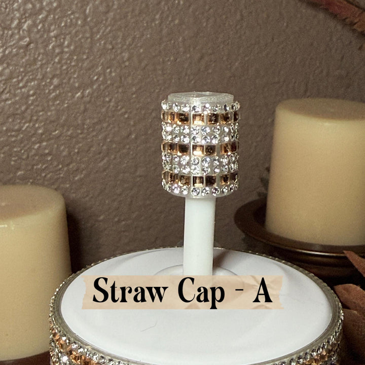 Gold and Siver Flat Fancy Rhinestone Tumbler collar, halo, boot, handle clips, fits Coldest and Stanley, tumbler accessories, unique gift